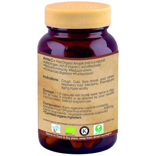 Organic Wellness Amla C+  Capsules (90 Capsules)