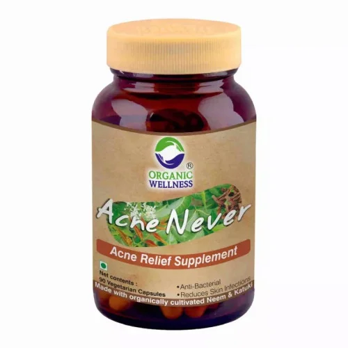 Organic Wellness Acne-Never  Capsules (90 Capsules)