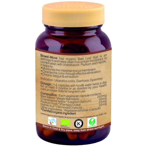 Organic Wellness Bowel-Move  Capsules (90 Capsules)