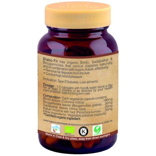 Organic Wellness Diabo-Fit  Capsules (90 Capsules)