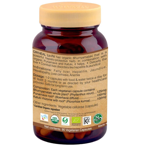 Organic Wellness Liv-Fit  Capsules (90 Capsules)