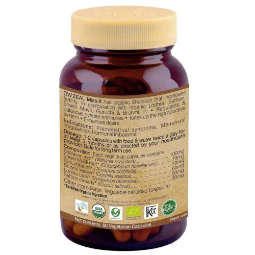 Organic Wellness Miss-X  Capsules (60 Capsules)