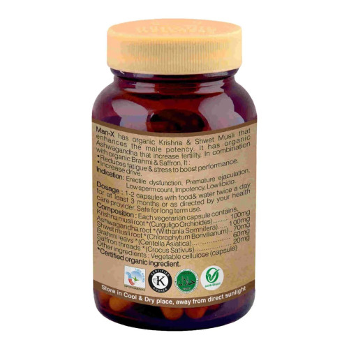 Organic Wellness Man-X  Capsules (60 Capsules)