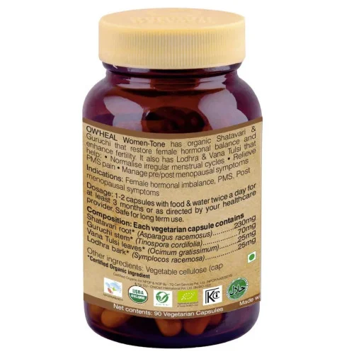 Organic Wellness Women-Tone  Capsules (90 Capsules)