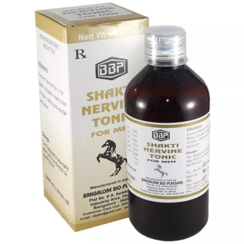 Bangalore Bio-Plasgens Shakthi Nervine Tonicum Syrup (200ml)