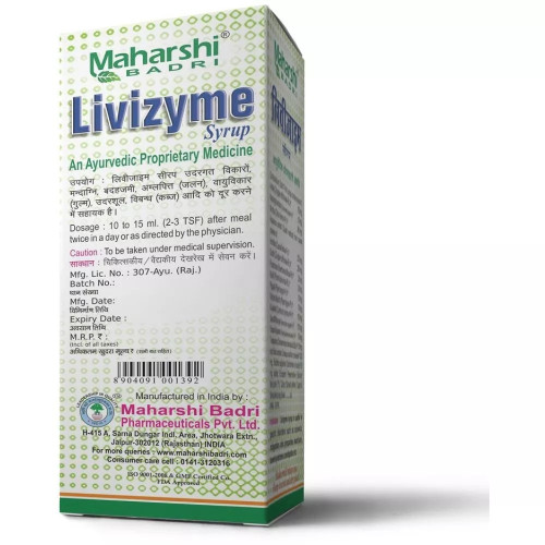 Maharshi Badri Livizyme Syrup (200ml)