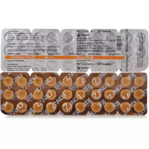 Zandu Triphala  Tablet (30 Tablets)