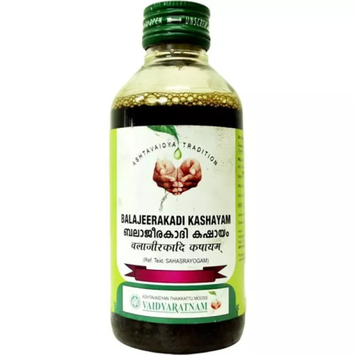 Vaidyaratnam Balajeerakadi Kashayam (200ml)