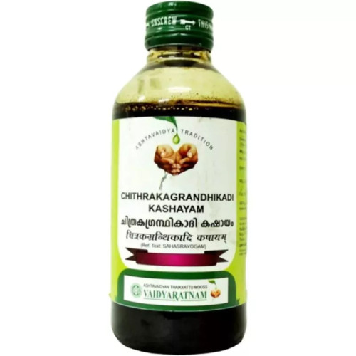 Vaidyaratnam Chithrakagrandhikadi Kashayam (200ml)