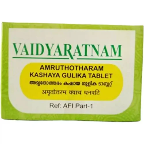 Vaidyaratnam Amruthotharam Kashaya Gulika  Tablet (100 Tablets)