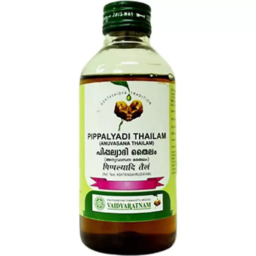 Vaidyaratnam Pippalyadi Anuvasana Thailam (Pippalyadi Thailam) (200ml)