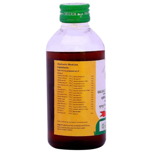 Vaidyaratnam Gulguluthikthakam Thailam (Nimbamruthadi Thailam) (200ml)