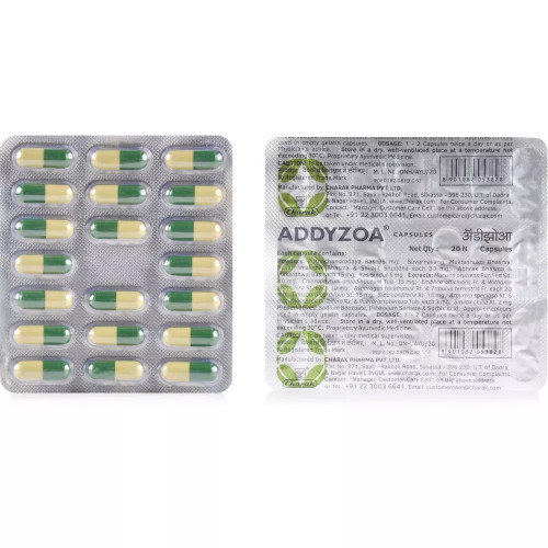 Charak Addyzoa  Capsules (20 Capsules)