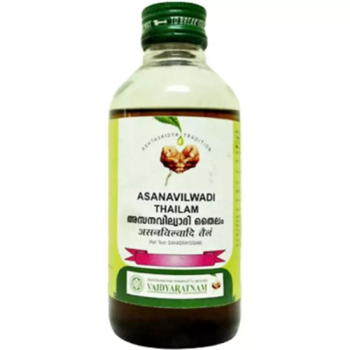 Vaidyaratnam Asanavilwadi Kera Thailam (200ml)