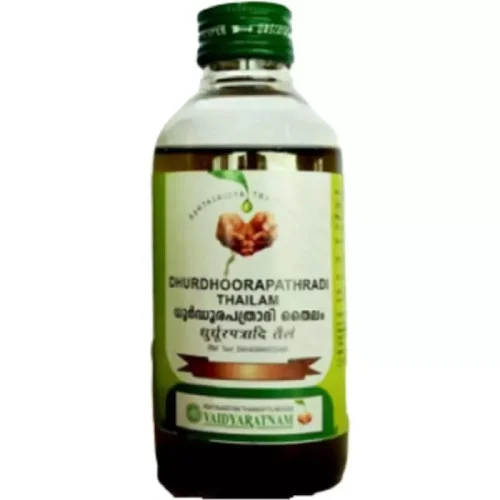 Vaidyaratnam Dhurdhoorapathradi Kera Thailam (Dhurdhoorapath- Radi Thailam) (200ml)