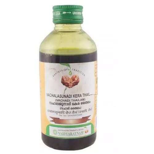 Vaidyaratnam Vachalasunadi Kera Thail- Am (Vachadi Thailam) (200ml)