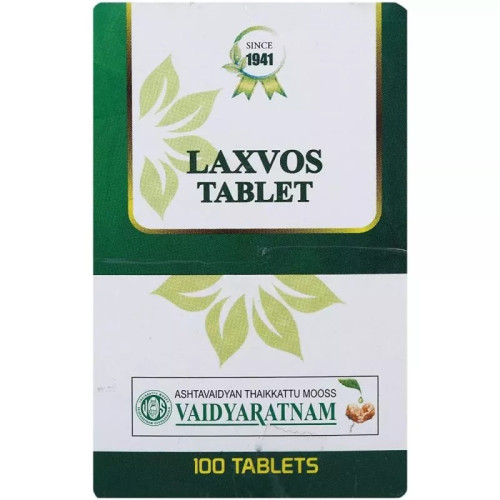 Vaidyaratnam Laxvos  Tablets (100 Tablets)