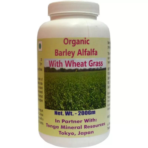 Tonga Herbs Organic Barley Alfalfa With Wheat Grass Powder (200g)