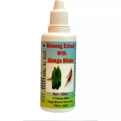 Tonga Herbs Ginseng Extract With Ginkgo Biloba Drops (60ml)