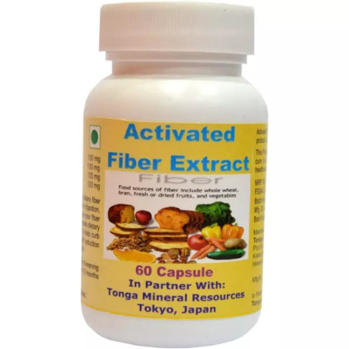 Tonga Herbs Activated Fiber Extract  Capsules (60 Capsules)