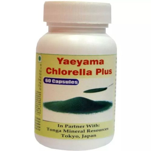Tonga Herbs Yaeyama Chlorella Plus  Capsules (60 Capsules)