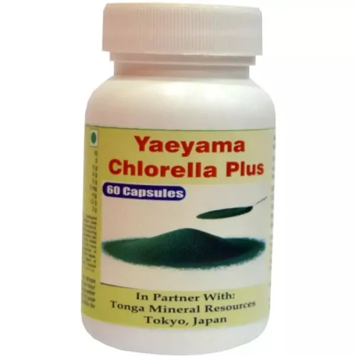Tonga Herbs Yaeyama Chlorella Plus  Capsules (60 Capsules)