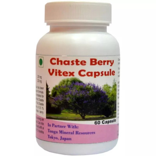 Tonga Herbs Chaste Berry Vitex  Capsules (60 Capsules)