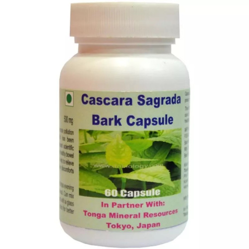Tonga Herbs Cascara Sagrada Bark  Capsules (60 Capsules)