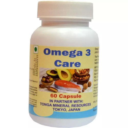 Tonga Herbs Omega 3 Care  Capsules (60 Capsules)