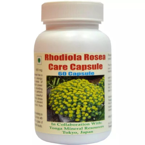 Tonga Herbs Rhodiola Rosea Care  Capsules (60 Capsules)