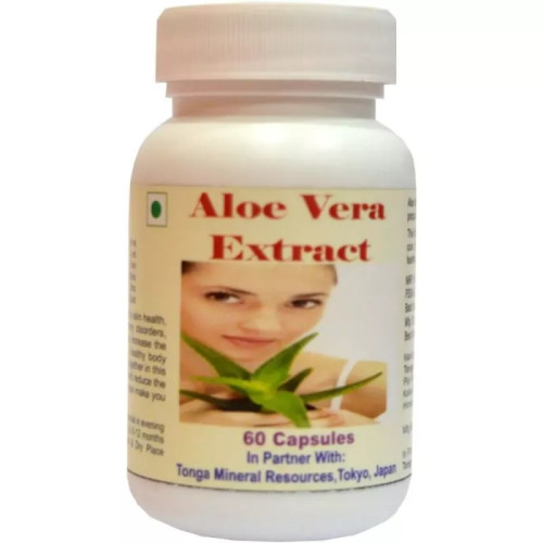 Tonga Herbs Aloe Vera Extract  Capsules (60 Capsules)