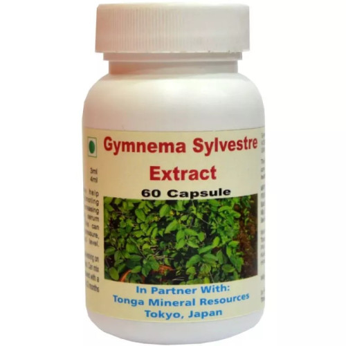 Tonga Herbs Gymnema Sylvestre Extract  Capsules (60 Capsules)