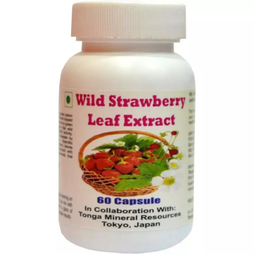 Tonga Herbs Wild Strawberry Leaf Extract  Capsules (60 Capsules)
