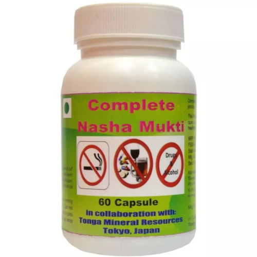 Tonga Herbs Complete Nasha Mukti  Capsules (60 Capsules)