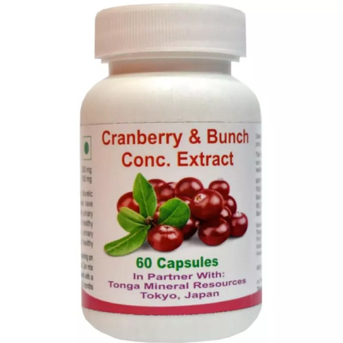Tonga Herbs Cranberry And Bunch Conc. Extract  Capsules (60 Capsules)
