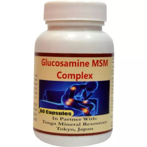 Tonga Herbs Glucosamine MSM Complex  Capsules (60 Capsules)