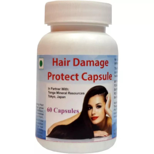 Tonga Herbs Hair Damage Protect  Capsules (60 Capsules)