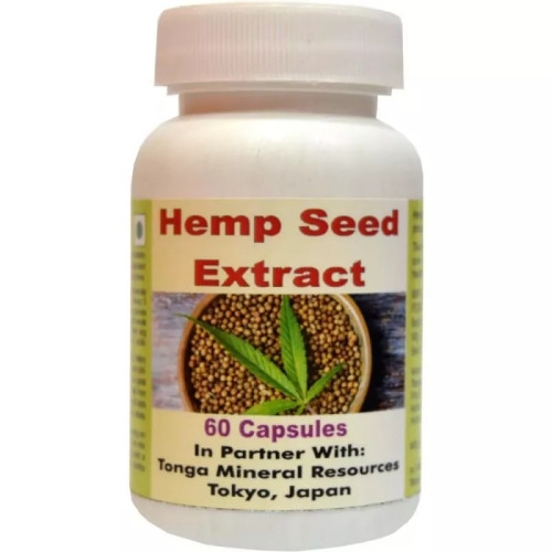 Tonga Herbs Hemp Seed Extract  Capsules (60 Capsules)