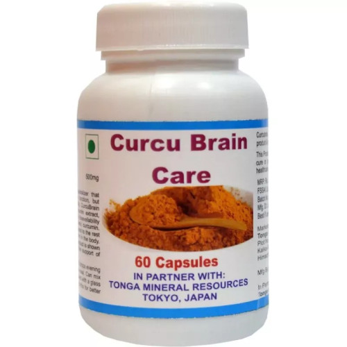 Tonga Herbs Curcu Brain Care  Capsules (60 Capsules)
