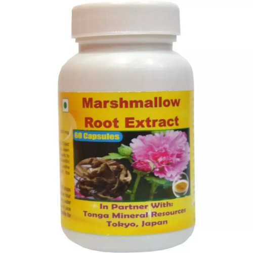 Tonga Herbs Marshmallow Root Extract  Capsules (60 Capsules)