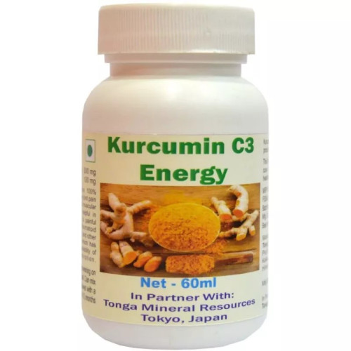 Tonga Herbs Kurkumin C3 Energy  Capsules (60 Capsules)