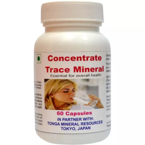 Tonga Herbs Concentrate Trace Mineral  Capsules (60 Capsules)