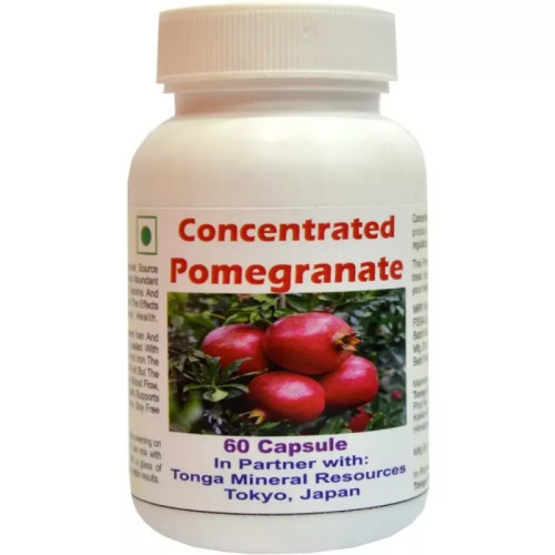 Tonga Herbs Concentrated Pomegranate  Capsules (60 Capsules)