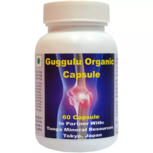 Tonga Herbs Guggulu Organic  Capsules (60 Capsules)