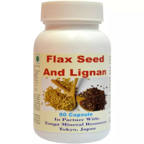 Tonga Herbs Flax Seed And Lignin  Capsules (60 Capsules)
