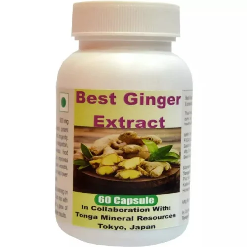 Tonga Herbs Best Ginger Extract  Capsules (60 Capsules)