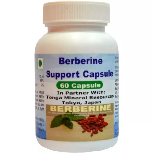 Tonga Herbs Berberine Support  Capsules (60 Capsules)