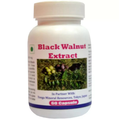 Tonga Herbs Black Walnut Extract  Capsules (60 Capsules)