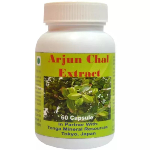 Tonga Herbs Arjun Chal Extract  Capsules (60 Capsules)