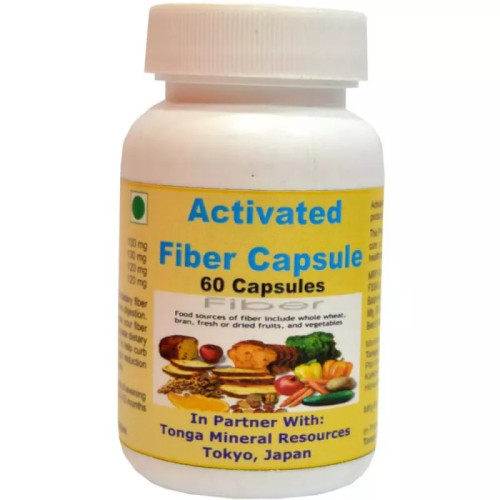 Tonga Herbs Activated Fiber  Capsules (60 Capsules)